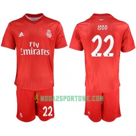 Koszulka Real Madryt Isco 22 Dziecięcy Trzeci Stroje Piłkarskie 2018/19 Krótki Rękaw